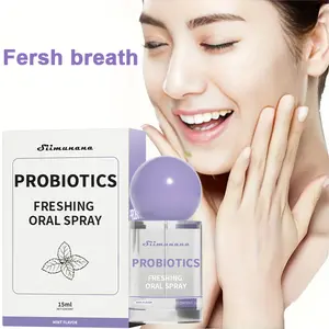 1/2/3 Packs Portable Probiotic Oral Spray – Mint Flavor, Sugar-Free & Alcohol-Free Breath Freshener, Fast-Acting Daily Oral Care for Long-Lasting Freshness, Travel-Sized Daily Breath Care, 15ml