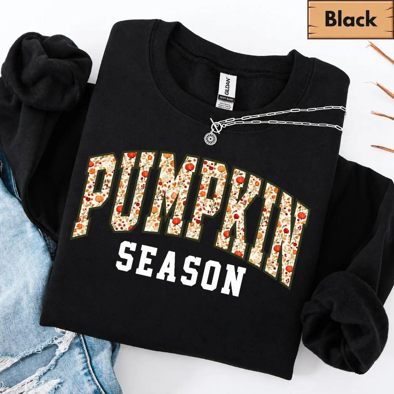Pumpkin Season Sweatshirt, Fall Gifts, Pumpkin Patch Outfit, Thanksgiving Gifts, Womens Fall Sweaters, Cozy Autumn Crewneck, Apparel Made In The US – ZeusWear 68