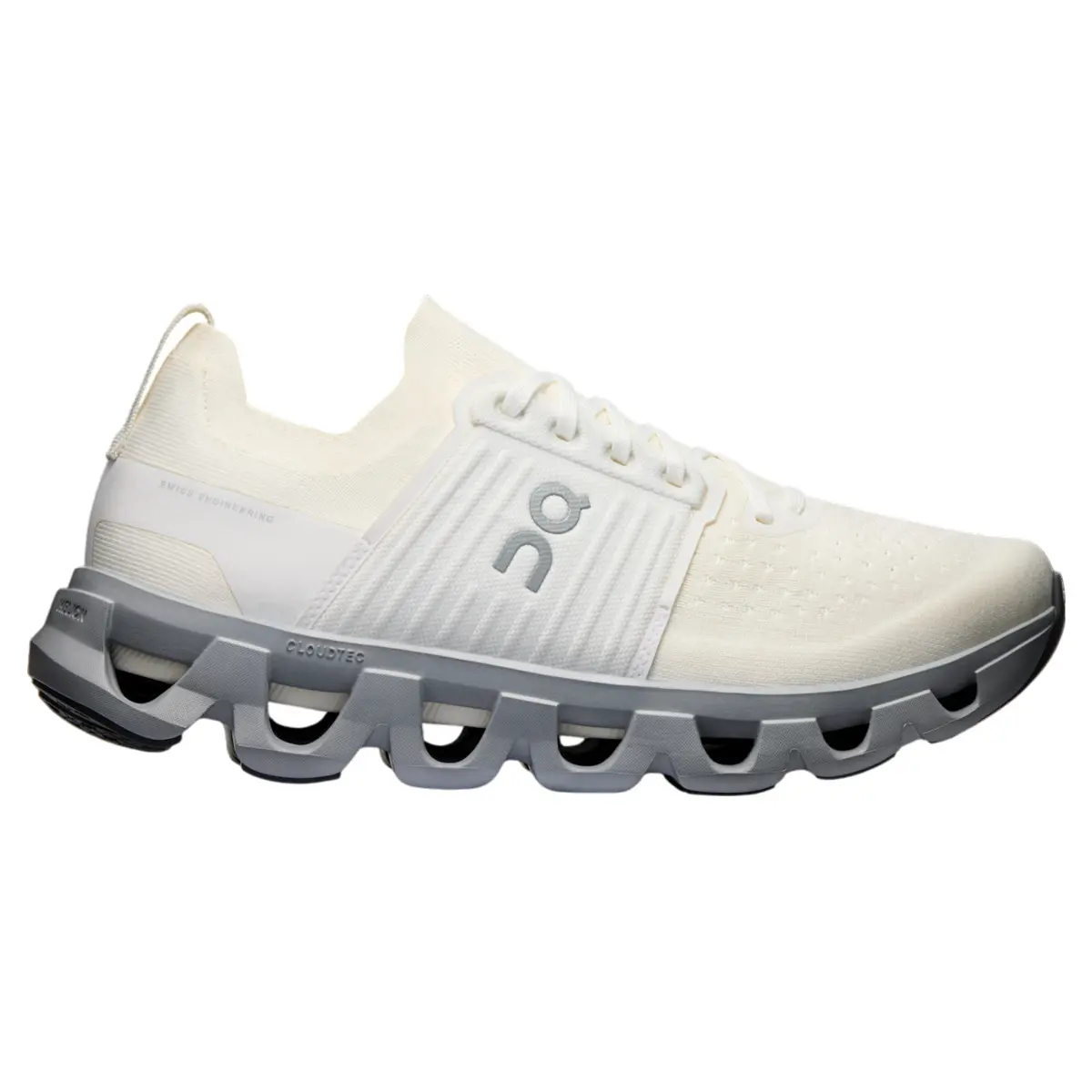 On Running Cloudswift 4 Ivory Alloy Men's Fashion Shoes New
