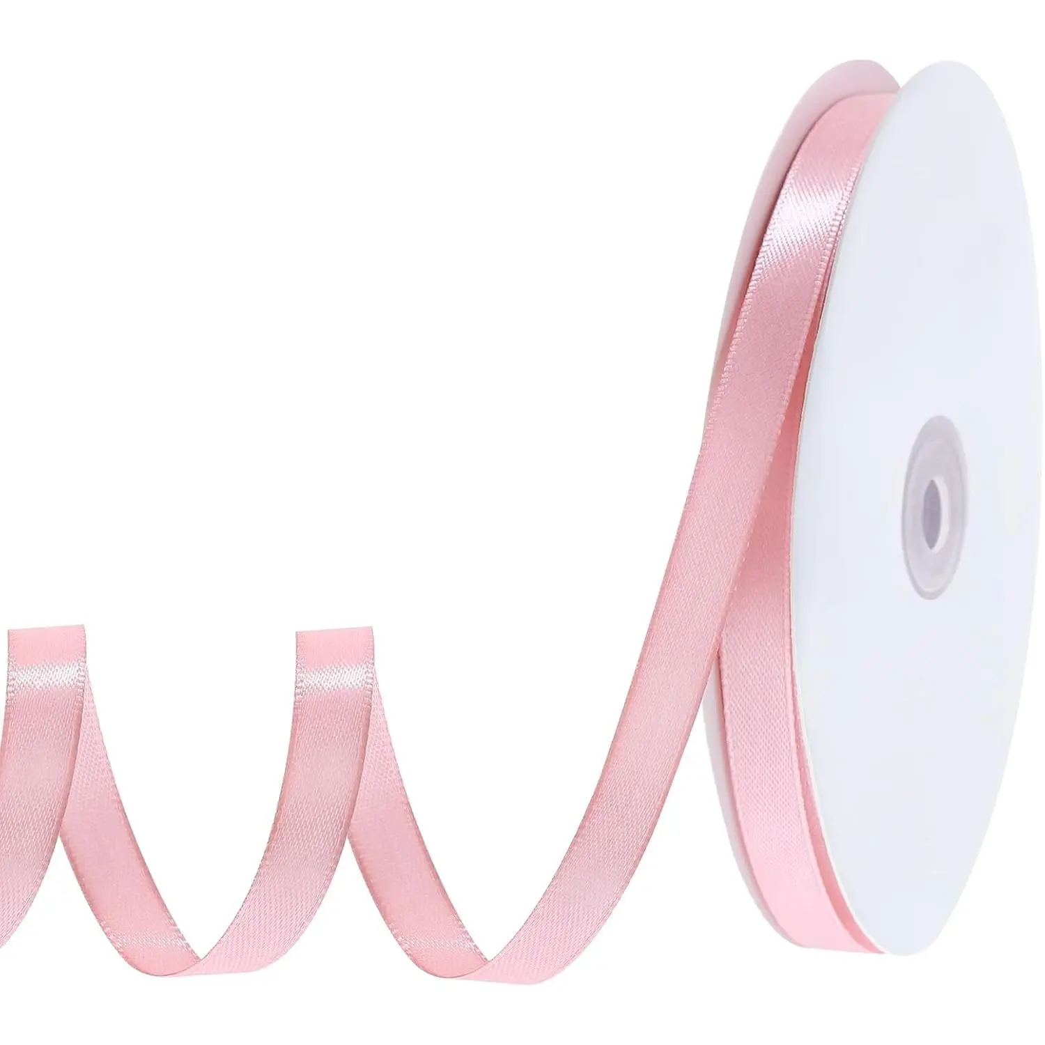 120 Yards  Ribbon 3/8 Inch Craft Thin Satin Ribbons for Cake Bows Lei Hair Scrapbook  Wrapping Wedding Party Card Graduation Gifts Decorations