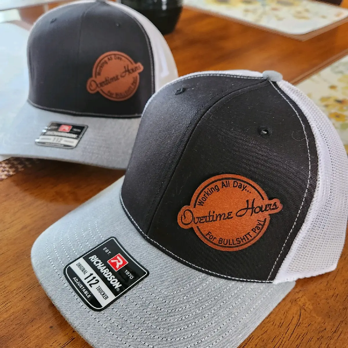 Overtime Hours Richardson 112 Trucker Hat