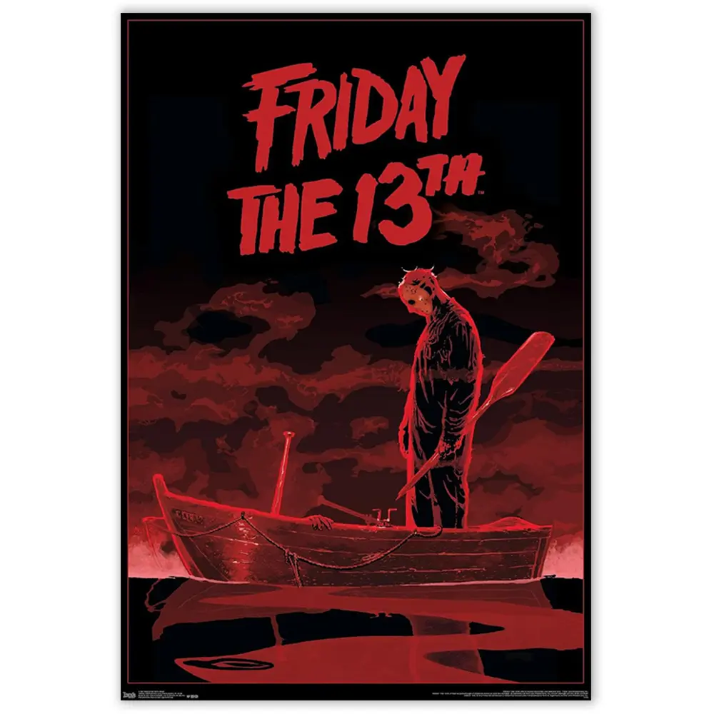Trends International Friday The 13th - Boat Wall Poster, 22.375" x 34", Unframed Version