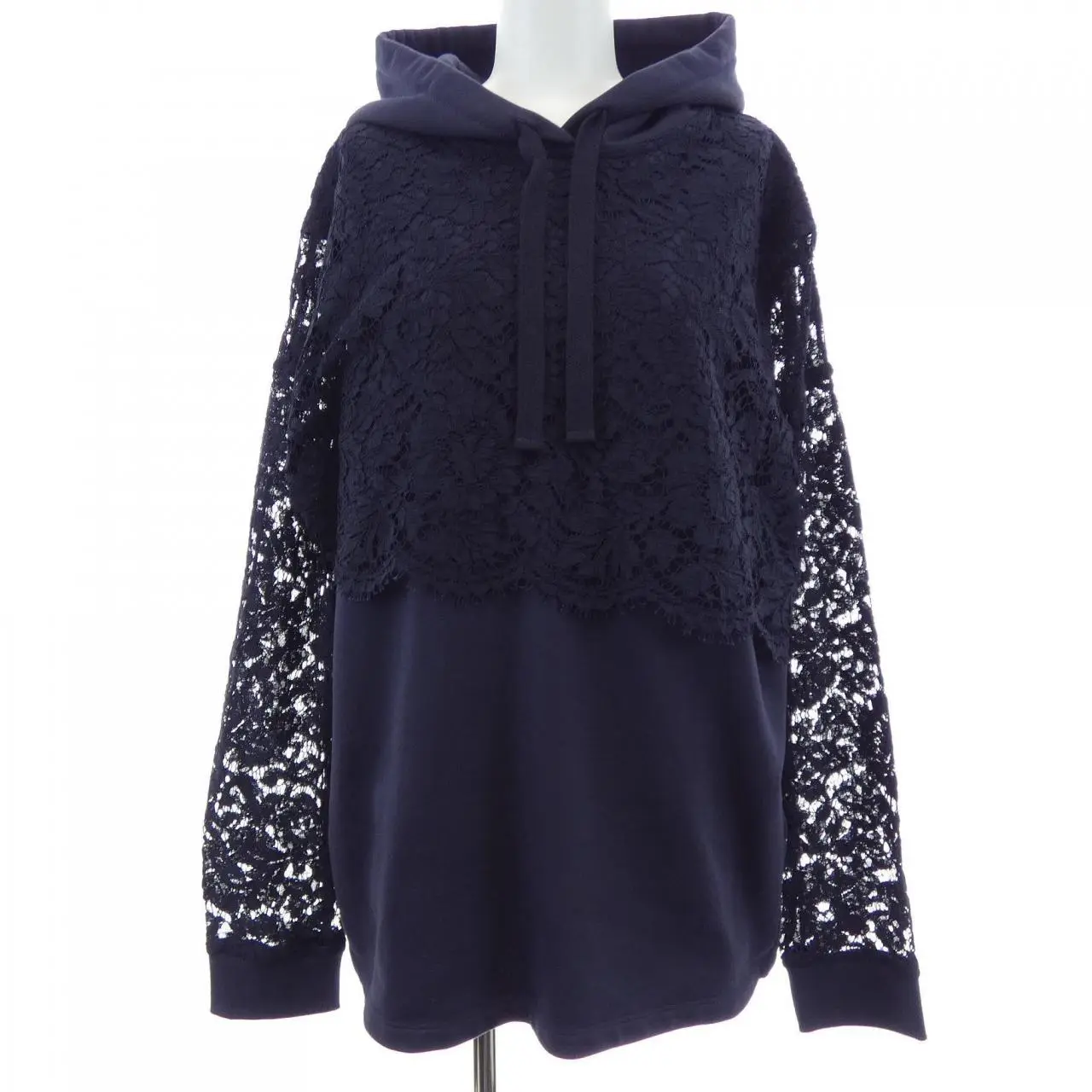 Pre-owned Valentino Cotton Small Leather Goods Hoodie