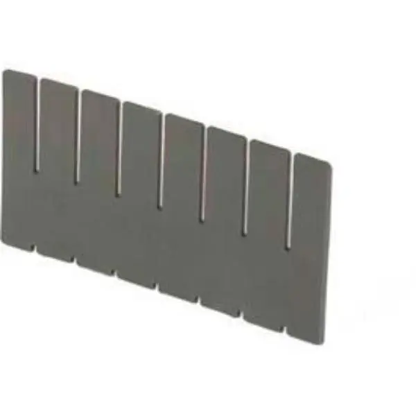 Lewis Bins 4740800 ESD-Safe Vertical Box Dividers DV1680xL - 14.812 x 7.406 in. - Black - Pack of 6