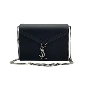 Pre-owned Yves Saint Laurent Leather Shoulder Bag Cassandra Black Small#4091