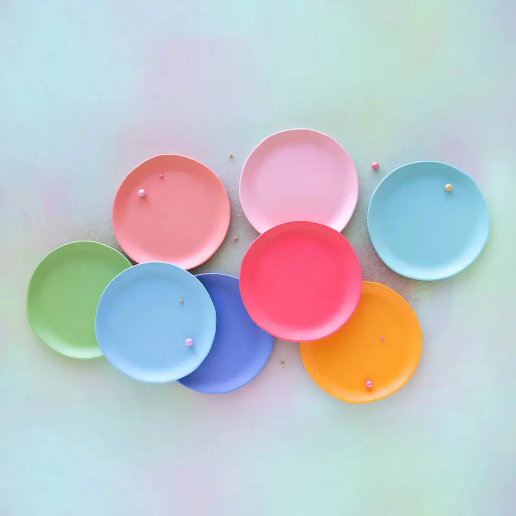 Rainbow Melamine Platter  (16")