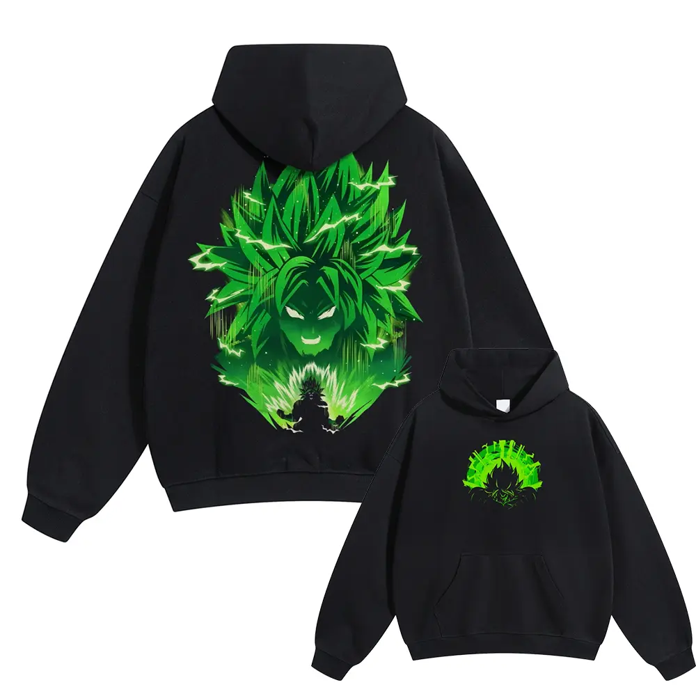 Broly Unisex FallFreshness outfits men streetwear 80s 90s graphic tees cotton Anime funny Hoodies men gifts