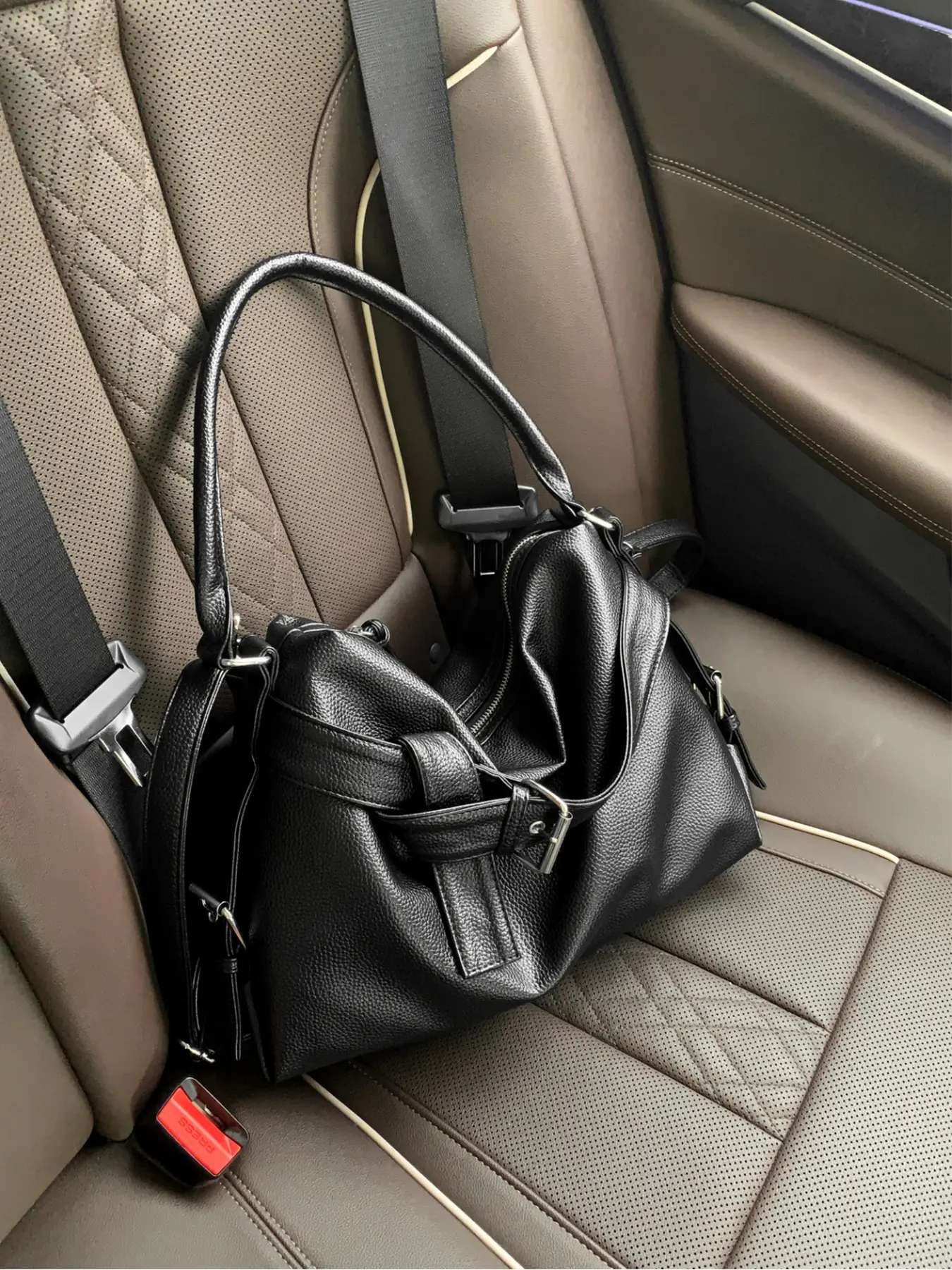 2026 New Women's Backpack, Vintage Motorcycle Shoulder Bag, Large Capacity Commuter Crossbody Shoulder Bags, Unique Design Daily Commute Bag