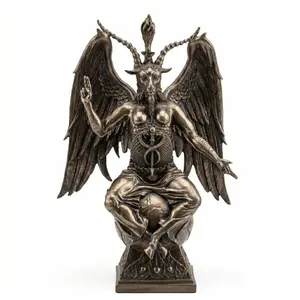 14 1/2" Baphomet Bronze Statue – The Alchemical Equilibrium