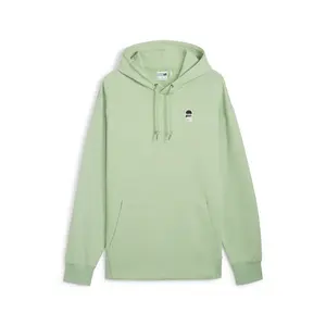 PUMA Mens Downtown 180 Hoodie Casual Outerwear Casual - Green