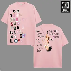 Olivia the unraveled tour you seem pretty sad for a girl so in love V4 Graphic Tee New Album 2026 Unisex Oversized Cotton T-Shirt, The Livies Washed Tee, Vintage Music Merch New Generation Pop Music, New Album Gift For Fans
