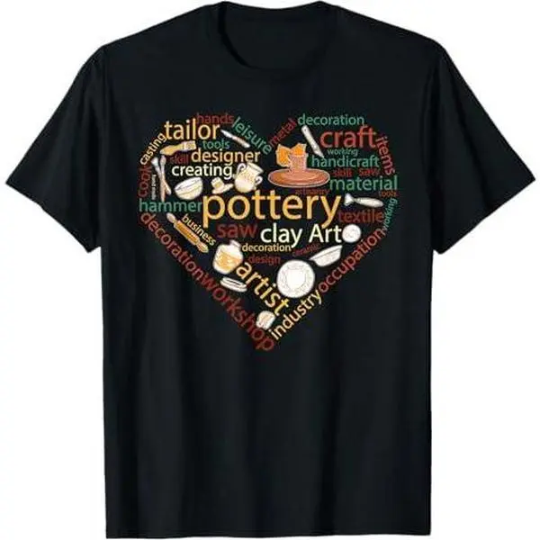 Pottery Heart Ceramic Crafting T-Shirt