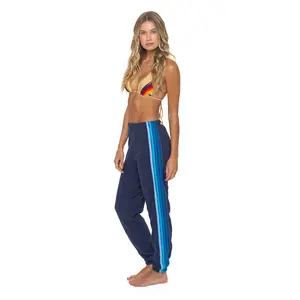 5 STRIPE SWEATPANTS - NAVY // BLUE