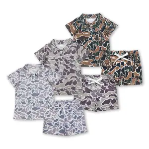 Boy Summer Outfit Boy Camo Shorts Set Hunting Clothing Set Summer Clothes