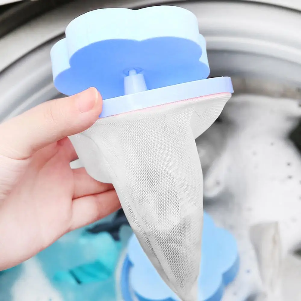 Pet Laundry Bag, Flower Mesh Washing Machine Filter, Washing Machine Lint Mesh Bag, Washable Clothes Lint Catcher, Household Laundry Accessories