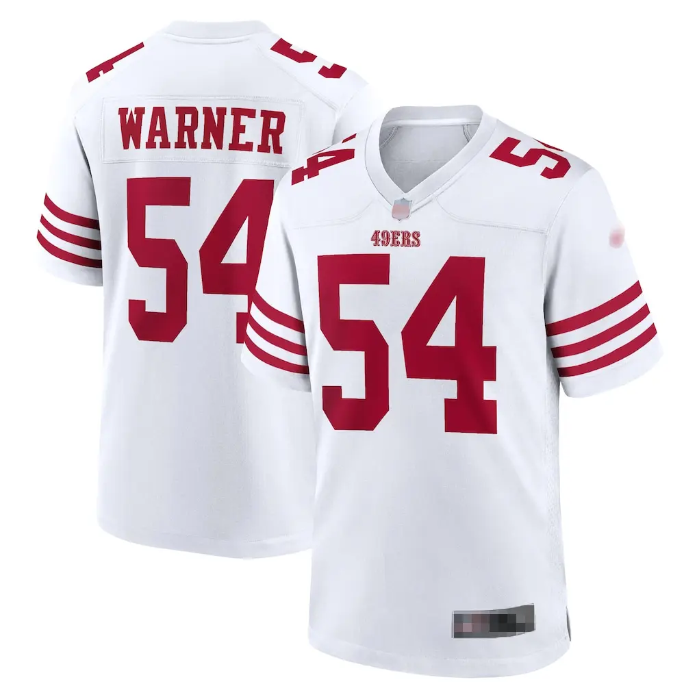 Men's SF Pro Football Fan Apparel - Warner #54 & Any Name Custom Game Day Jersey - US Stock