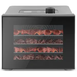 Food Dehydrator, Stainless Steel Trays Food Dehydrator, Adjustable Temperature Controls, Jerky Herbs Fruit Veggies Snacks