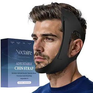 Noctaire Chin Strap – Adjustable Side Straps to Encourage Closed Mouth During Sleep for Restful Nights – Soft, Breathable, and Moisture-Wicking Non-Slip Fit for Men & Women