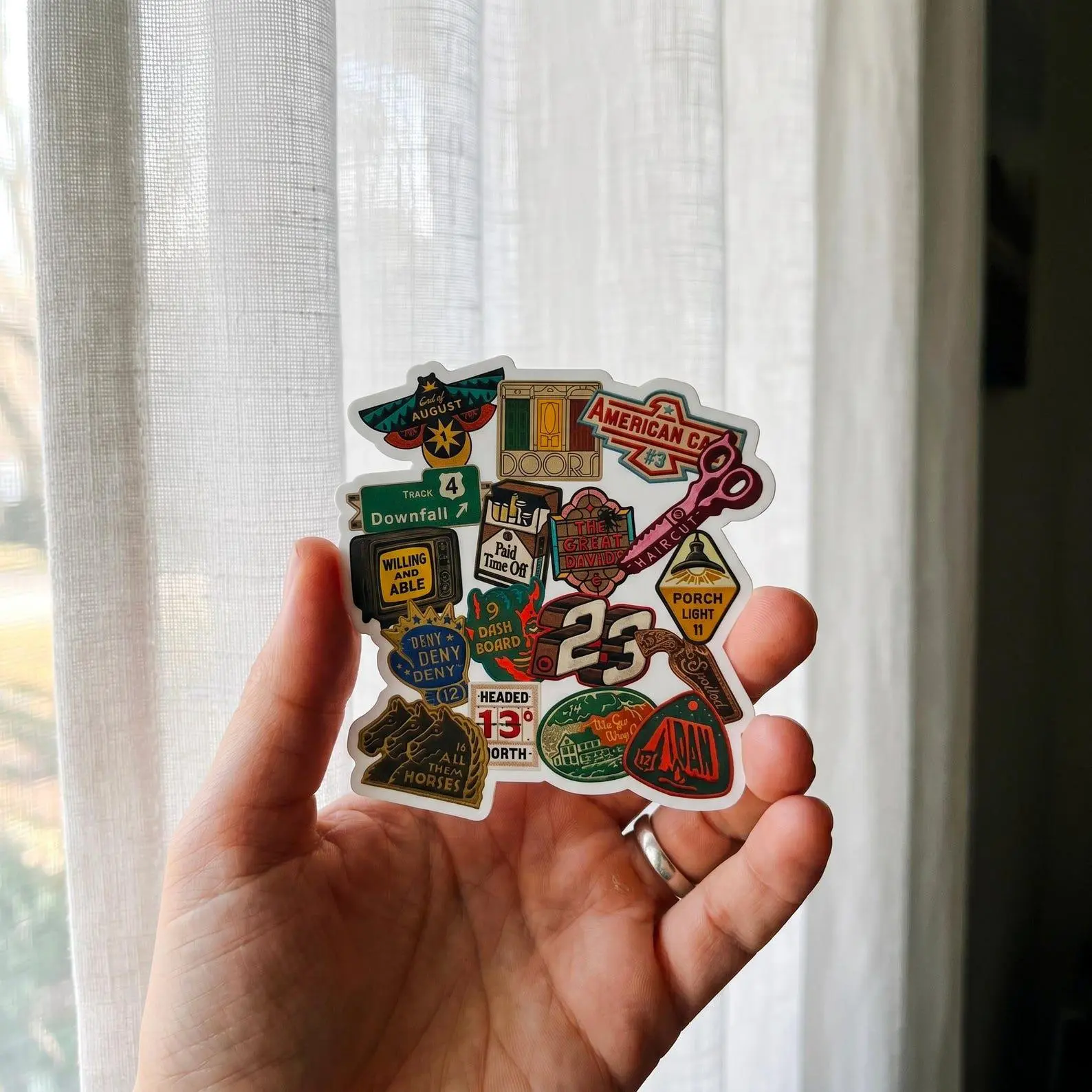 Noah Kahn Vintage Graphic, The Great Divide Tour Merch Sticker