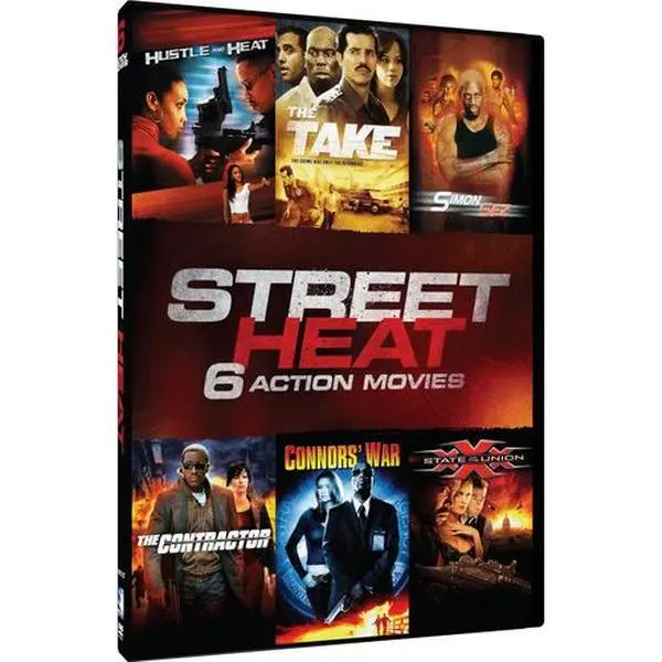 Street Heat - 6 Action Films  [DVD Video Disc]