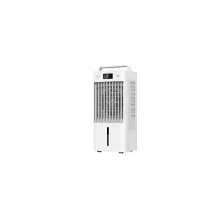Evaporative Air Cooler with Touch Screen & Remote – 3-Speed, 3-Mode Portable Fan – LED Display, Ice Packs & Casters Included – For Bedrooms, Offices & Home Spaces
