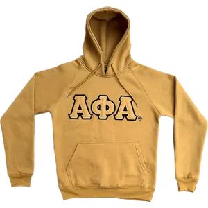 Alpha Old Gold Premium Hoodie Alpha Old Gold Premium Hoodie