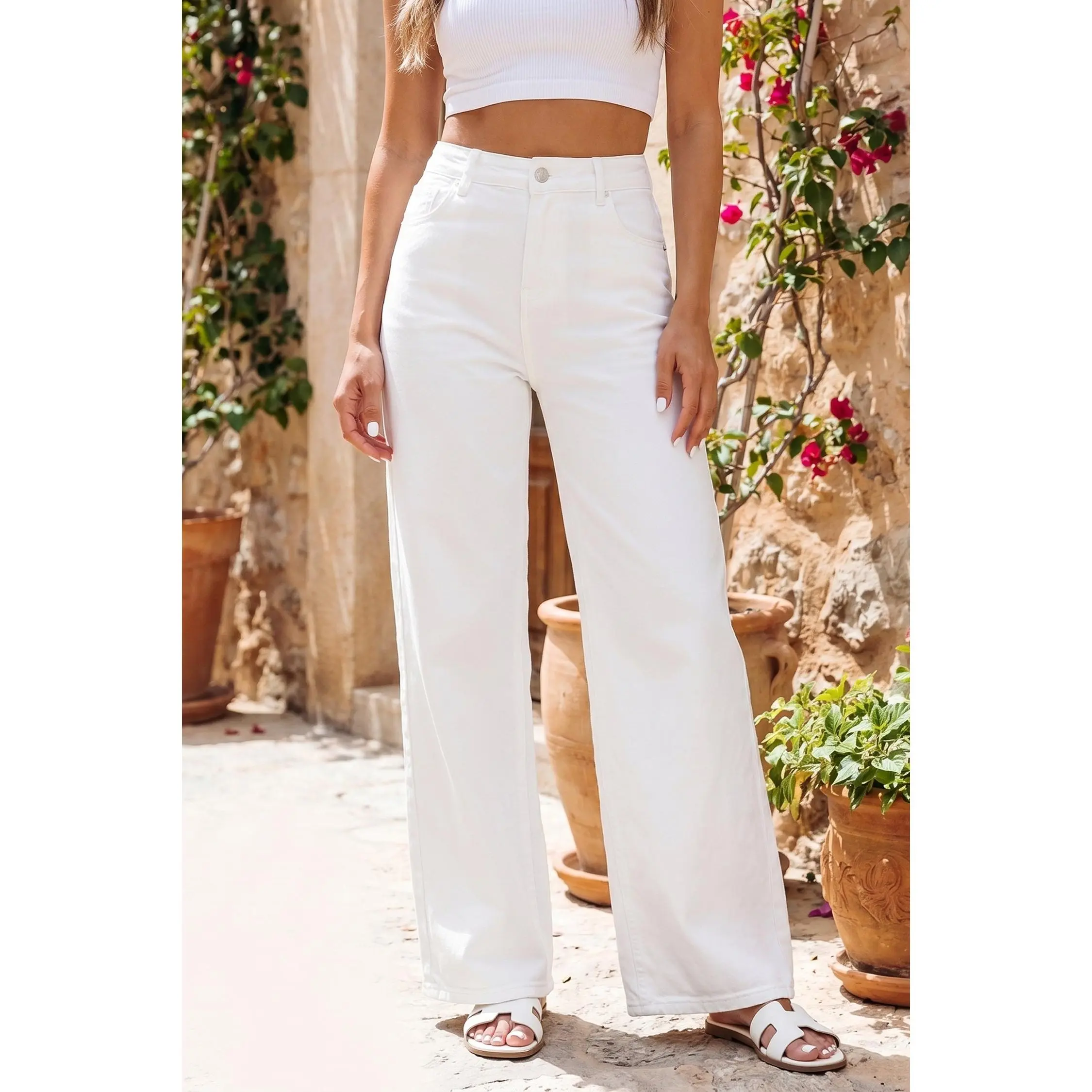 Zariyah Color Loose Casual Jeans