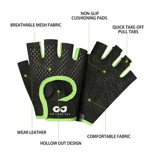Sporty Sports Gloves, 2026 Anti-Slip Ventilated Mesh Fitness Gloves with Honeycomb Palm Padding & Wrist Brace Support for Weight Lifting Hand Fatigue Relief