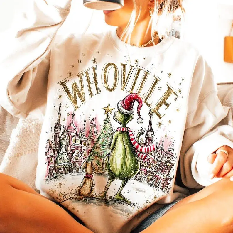 [ sale off to 50% ] Retro Gr Sweatshirt, Christmas Characters Sweatshirt, Christmas 2025 Sweatshirt, Christmas Sweatshirt, Christmas Movie Sweatshirt, Vintage Christmas, Tee