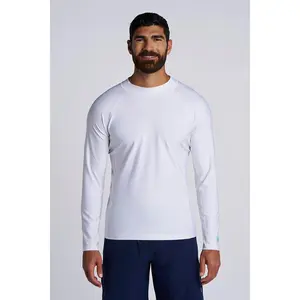 Men's Tulum Long Sleeve Surf Rash Guard | White