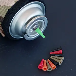 10-Pack Cartridge Gas Tank Adapter Valve, Universal Refill Nozzle for Lighters, Compatible Transfer Head, Essential Accessory