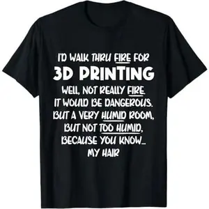 Retro Printer Gifts 3D Printing Funny 3D-Printer Enthusiasts T-Shirt