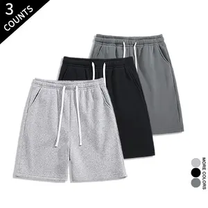 Three-color casual athletic shorts, mixed-style drawstring shorts, multiple styling options outdoorfun