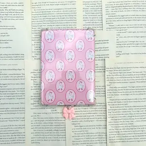 goose kindle insert | pink kindle insert | bookish gift | aesthetic | book lover gift | coquette kindle insert | kindle accessory