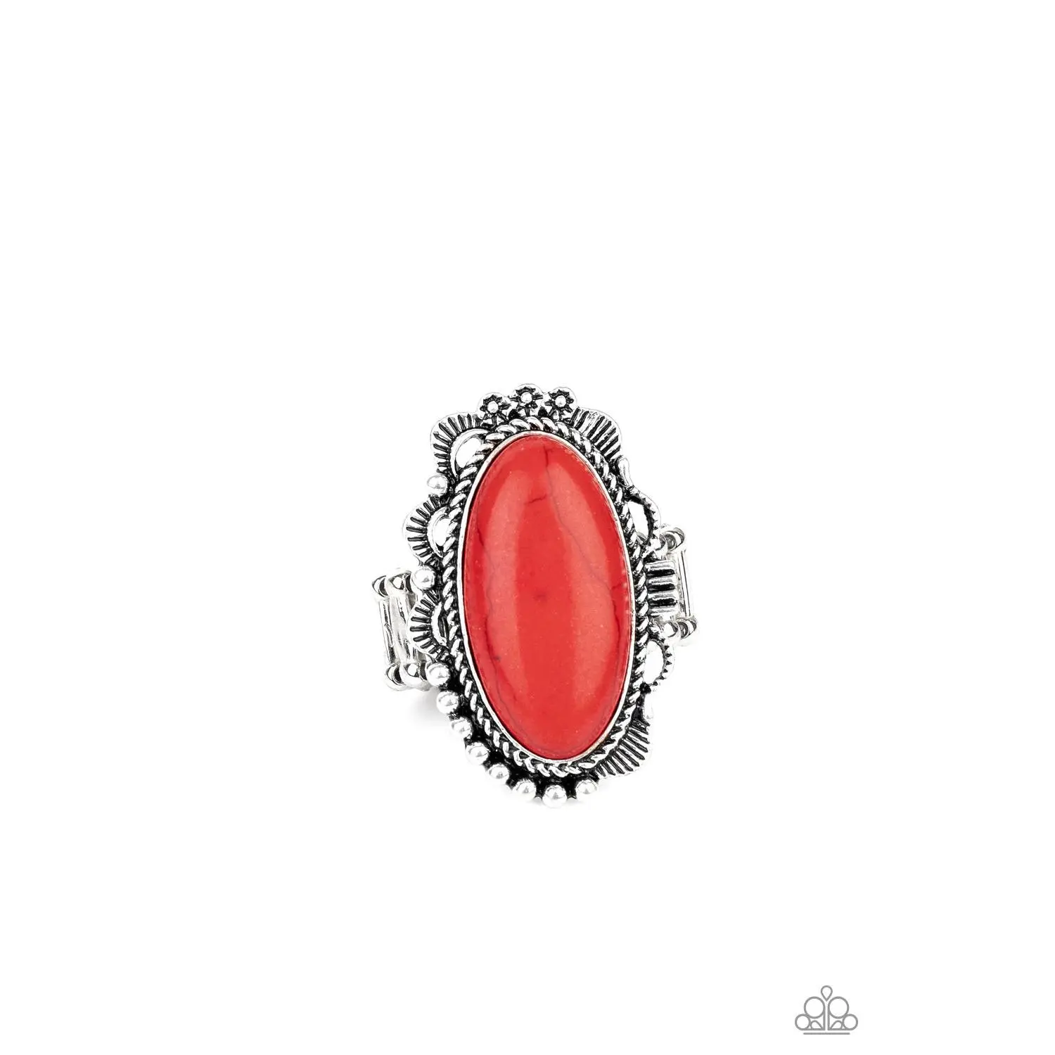 Paparazzi Open Range Red Ring - Fashion Accessory