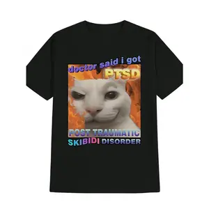 Humorous Skibidi Toilet Meme Tee for Men Casual Wear Trendy Graphic Print Shirt as a Fun Gift for Young Adults