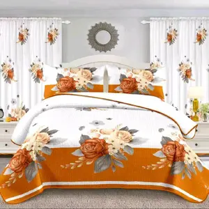 7-Piece Comforter Set with Curtains & Decorative Pillows – Complete Bedroom Set