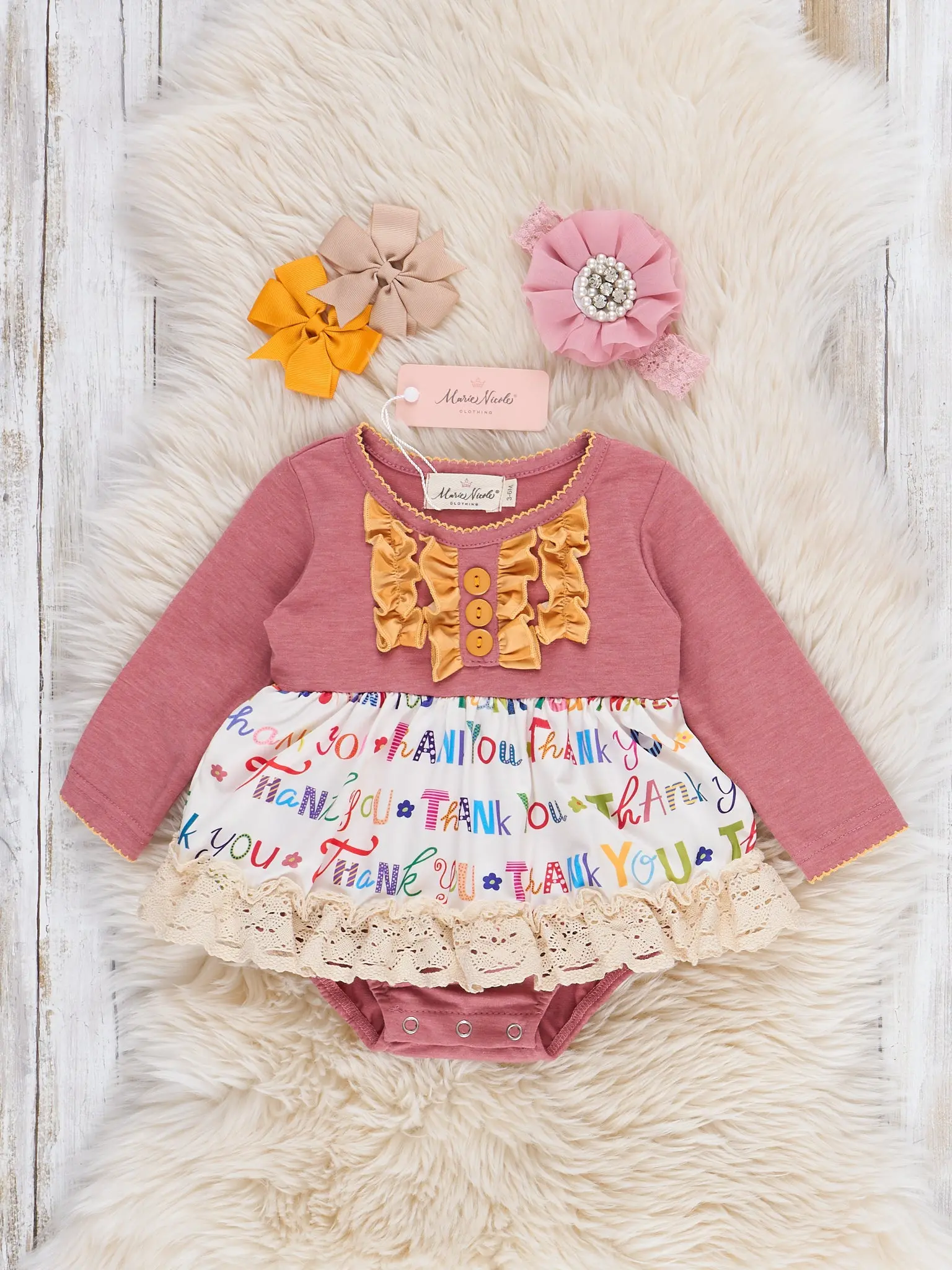Joyful Moments Script Bubble Romper