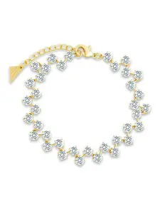 Carson CZ Tennis Bolo Bracelet