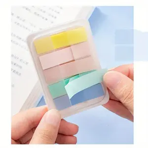 125 Sheets Sticky Notes Index Flags Candy Color Memo Pad Tab Strip Key Points Label Notepad Bookmark Posted It Sticky Notes Adhesive Stickers