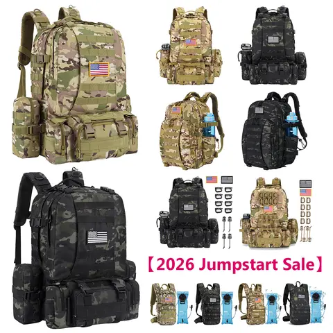 【2026 Jumpstart Sale】Lightweight Hiking Backpack, Polyester-Nylon Multifunctional Sport Backpack for Adults, All Seasons Outdoor-Sport Fit Gym & Camping Bag with Multi-Capacity & Multiple Styles