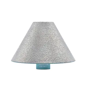 1pc 3-1/4"(82mm) Diamond Beveling Chamfer Bit - High-Precision Trimming, Finishing, Cleaning, And Enlarging Tool For Marble, Ceramic, Porcelain Tiles Granite - Black Oxide Finish, Metal Material, Diamond Cone Tile Bit guide jig drill  bit tablesaw Cutting