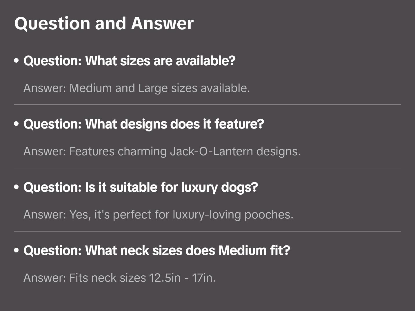 Halloween Jack-o-Lantern Pumpkin Dog Collar