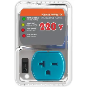 Heavy-Duty 20A 4400W Surge Protector for Appliances,  Circuit Plug with Outlet Saver & Power Strip for Refrigerator, Air Conditioner, High-Power Devices, Overload &  Protection 140 Joule