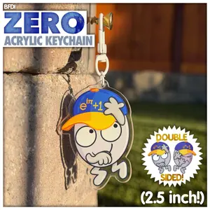 BFDI/XFOHV Zero Acrylic Keychain