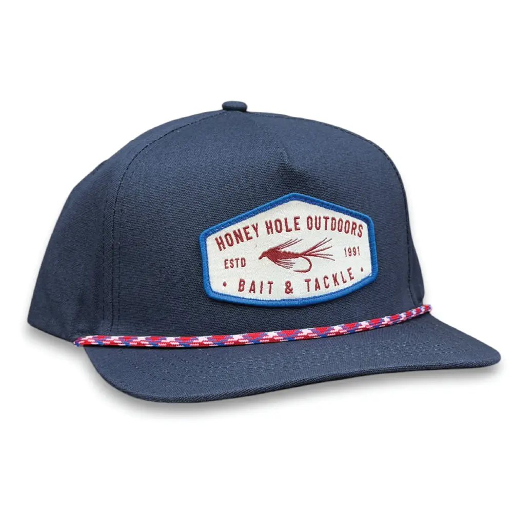 Twill Rope Hat - Trout Fly - Navy