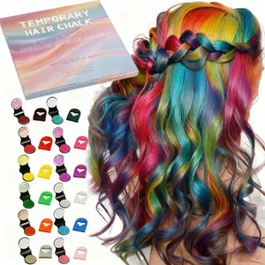12 Color Hair Chalk for Girls Washable Temporary Hair Color Kids Makeup Great Christmas Birthday Gifts for 6-10 Year Old Girl Christmas Gifts Fashion Hair Chalk