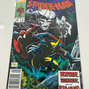 Spider-Man #10 Vol. 1 1991 Marvel Comics Newsstand High Grade, Wolverine, Todd McFarlane