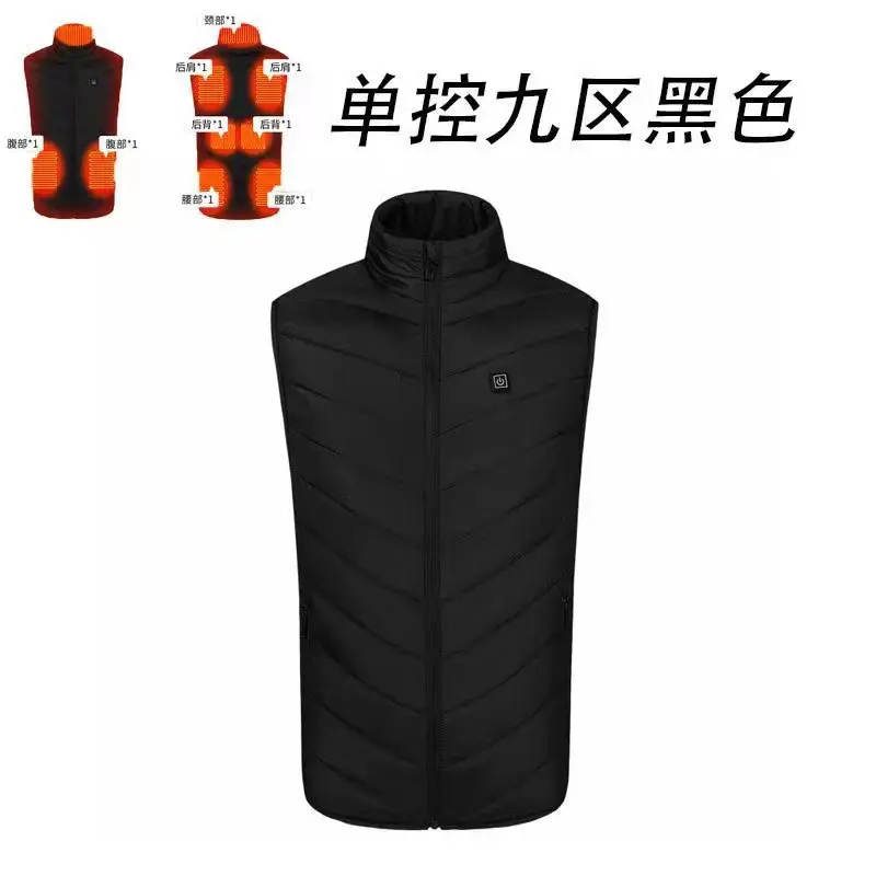 Black single control nine zone heating