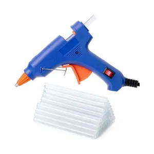 Mini Hot Glue Gun Kit – Heavy Duty Craft Glue Gun with 40pcs Glue Sticks, Fast Heating, Portable Adhesive Tool for DIY, Crafts, Repairs, School, Home, and Art Projects，Hand Tools Kit